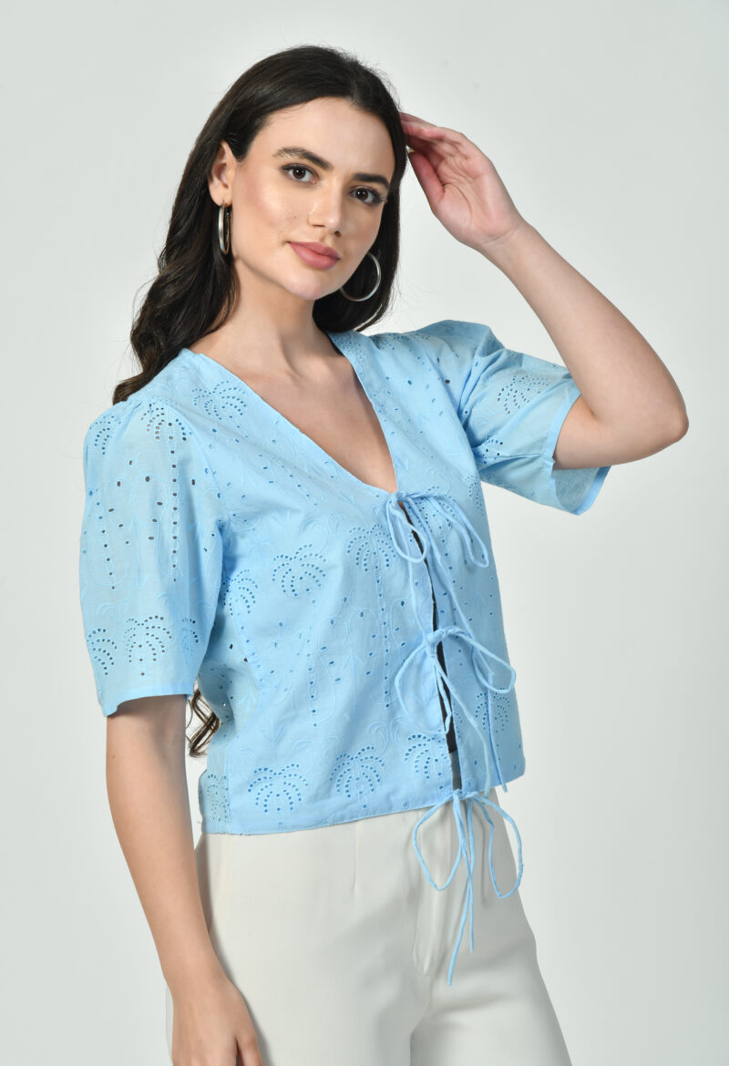 Knot-Front Blouse - Image 5