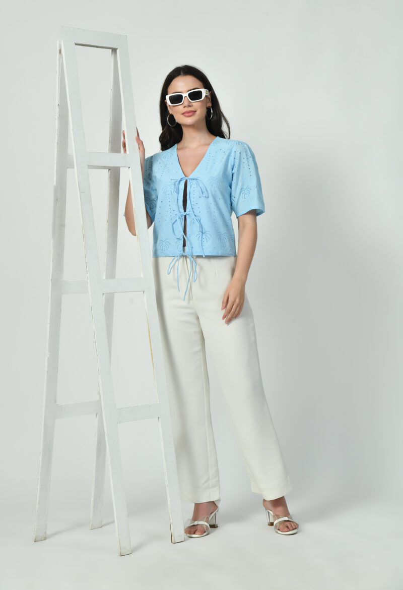 Knot-Front Blouse - Image 6