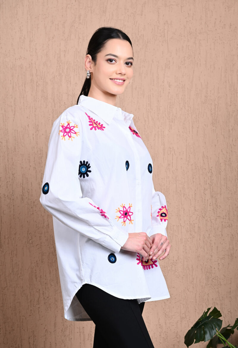 Vibrate Canvas Oversized Shirt - Image 7