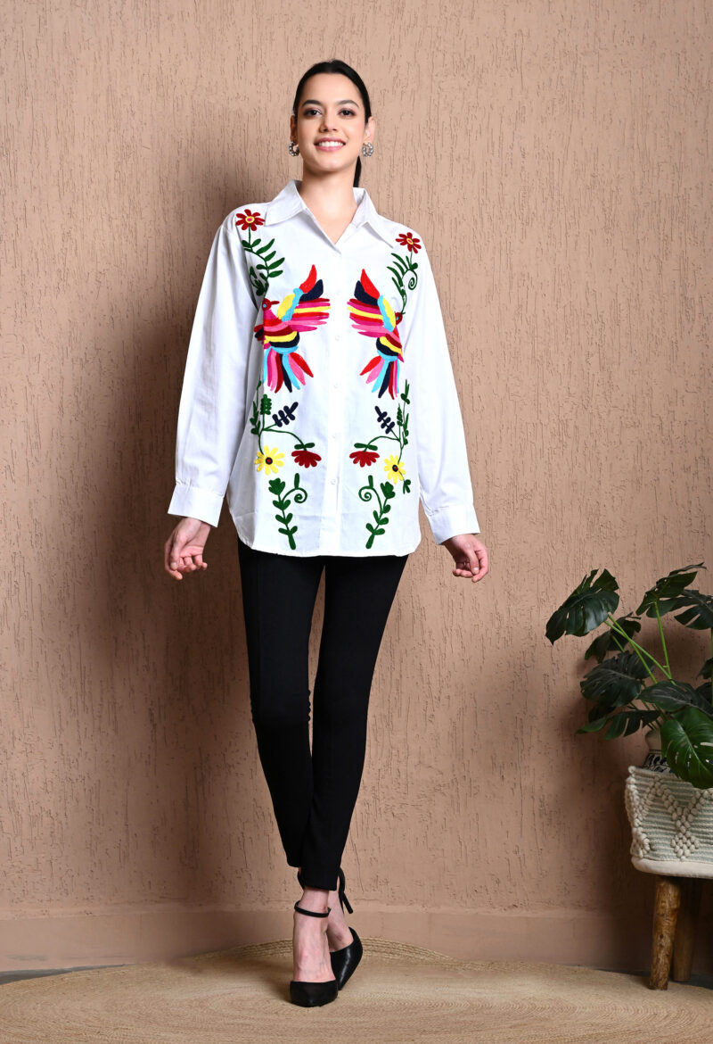 Vibrate Canvas Oversized Shirt - Image 5