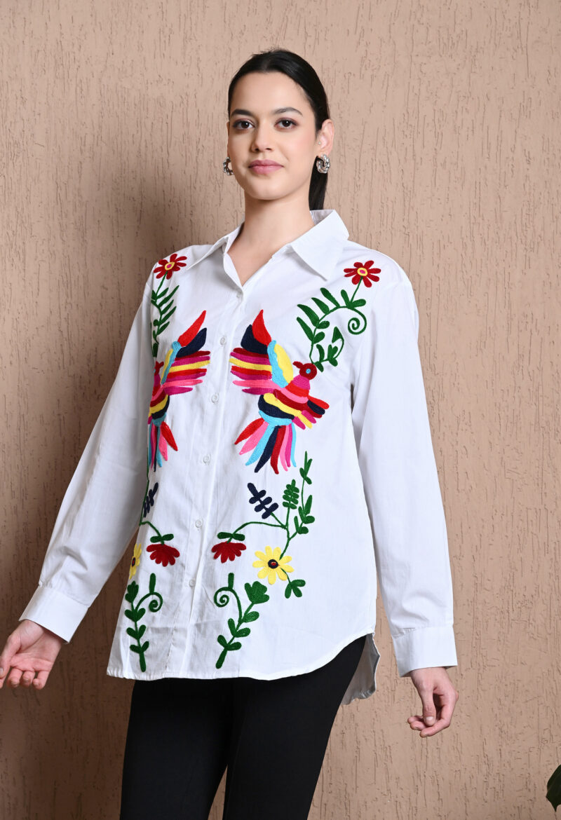 Vibrate Canvas Oversized Shirt - Image 6