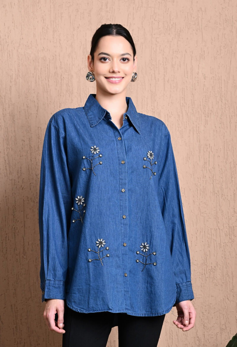 Artistic Touch Denim Shirt - Image 6