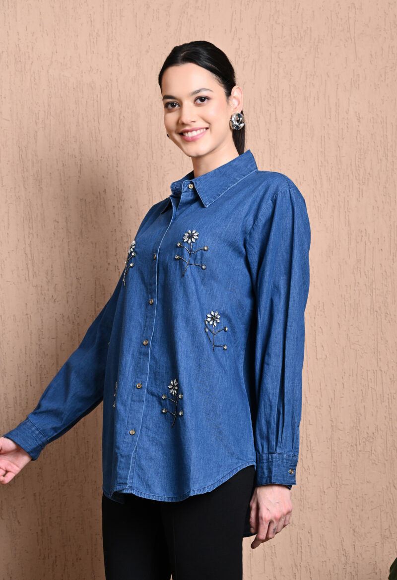 Artistic Touch Denim Shirt - Image 7