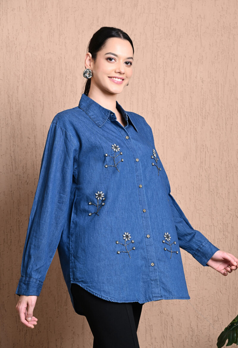 Artistic Touch Denim Shirt - Image 8