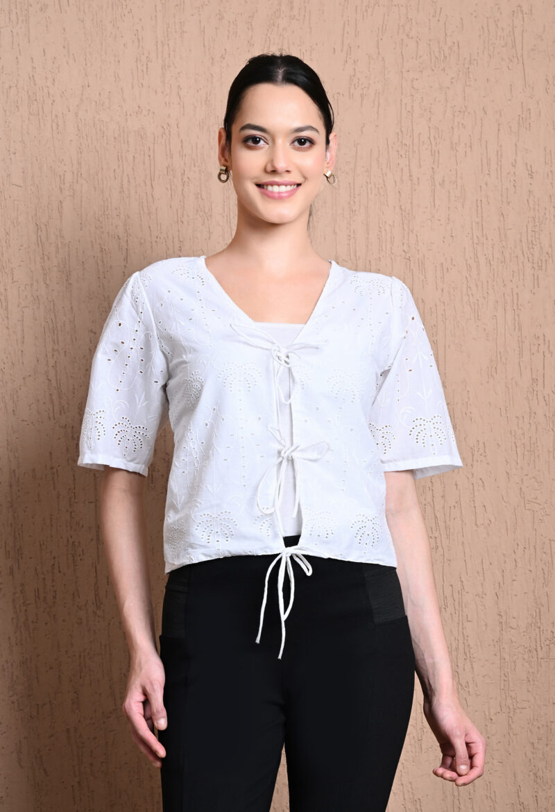 Knot-Front Blouse - Image 6