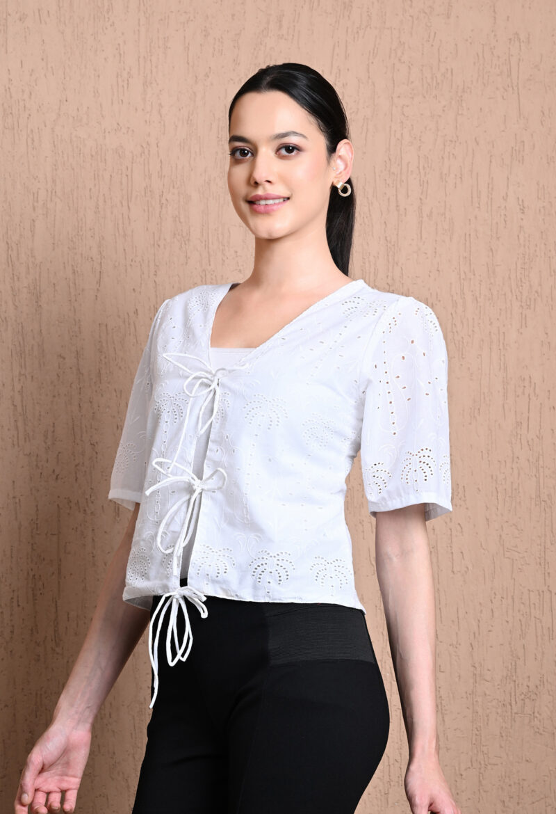 Knot-Front Blouse - Image 3