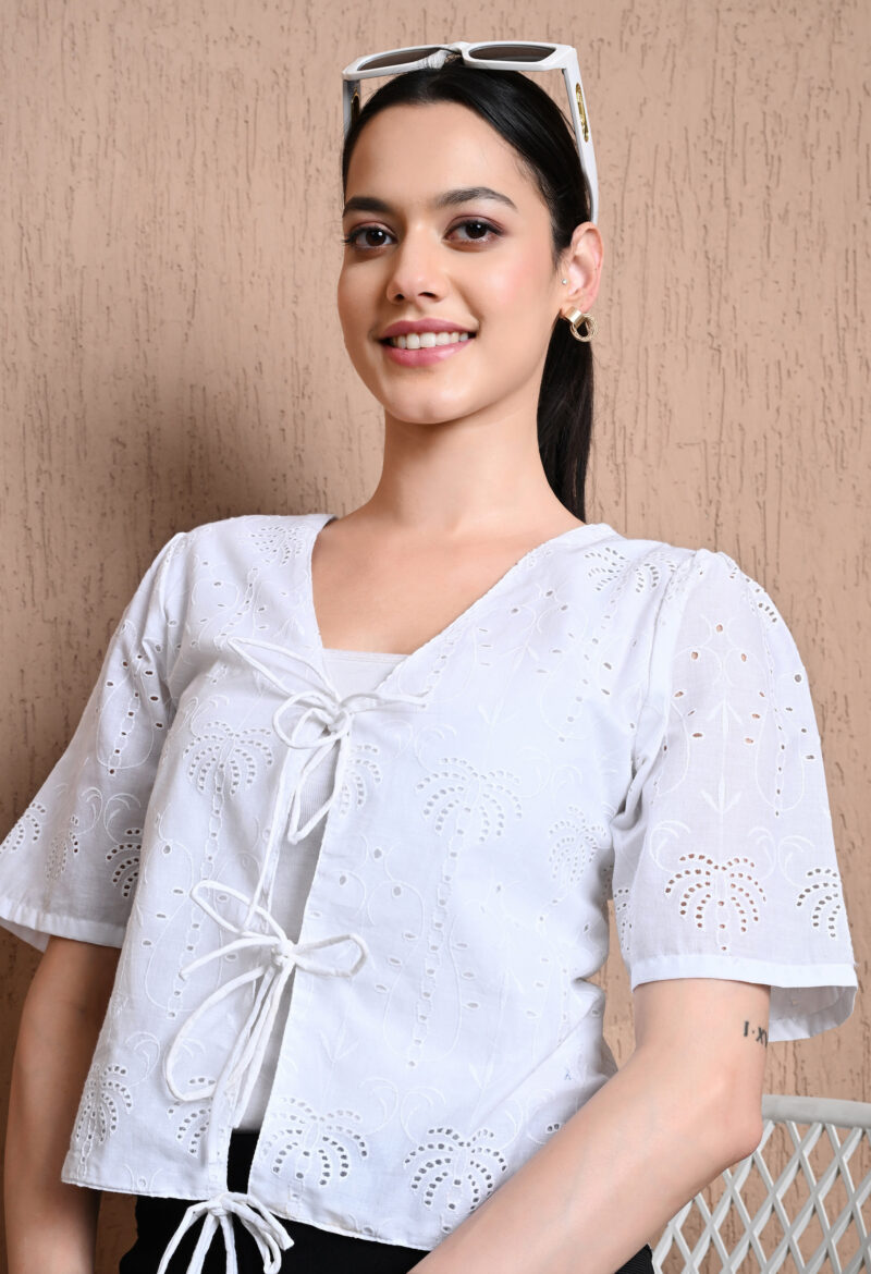 Knot-Front Blouse - Image 8