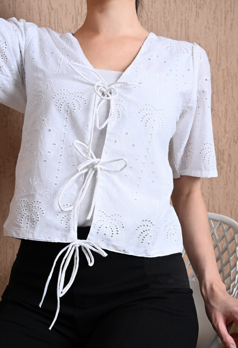 Knot-Front Blouse - Image 7