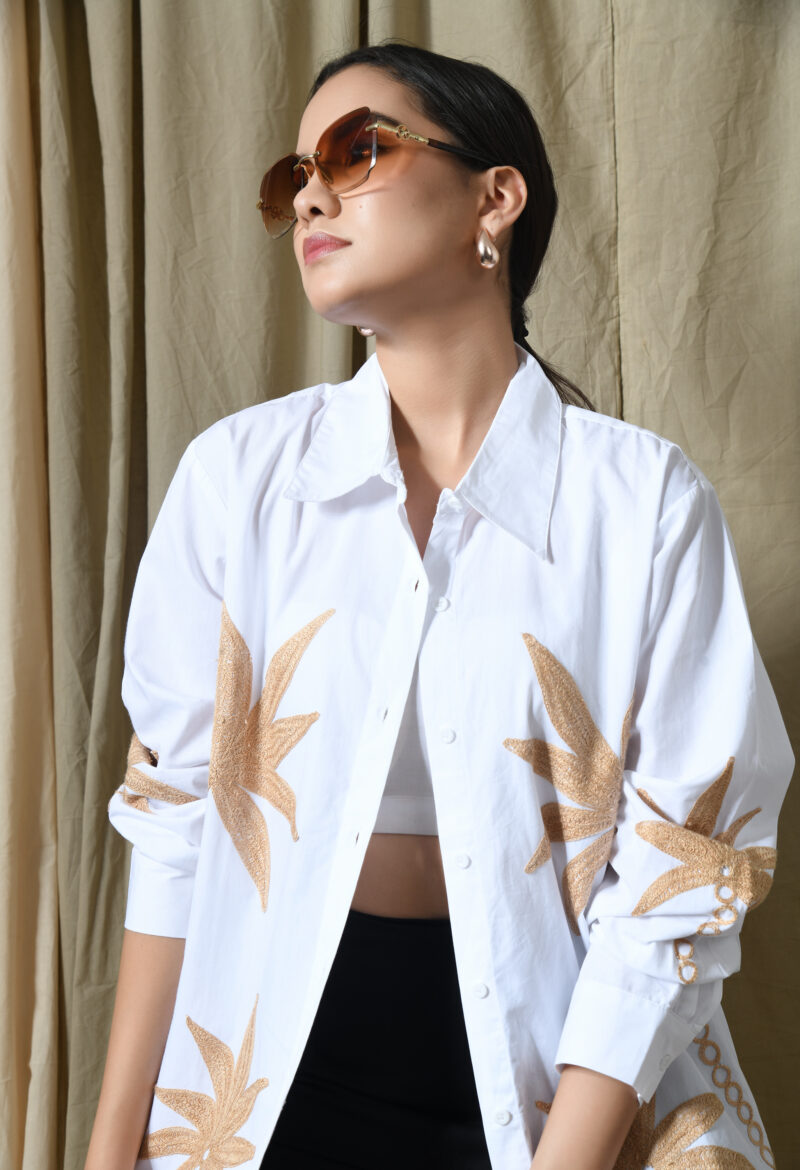 Tropical Oversized Shirt - Image 2